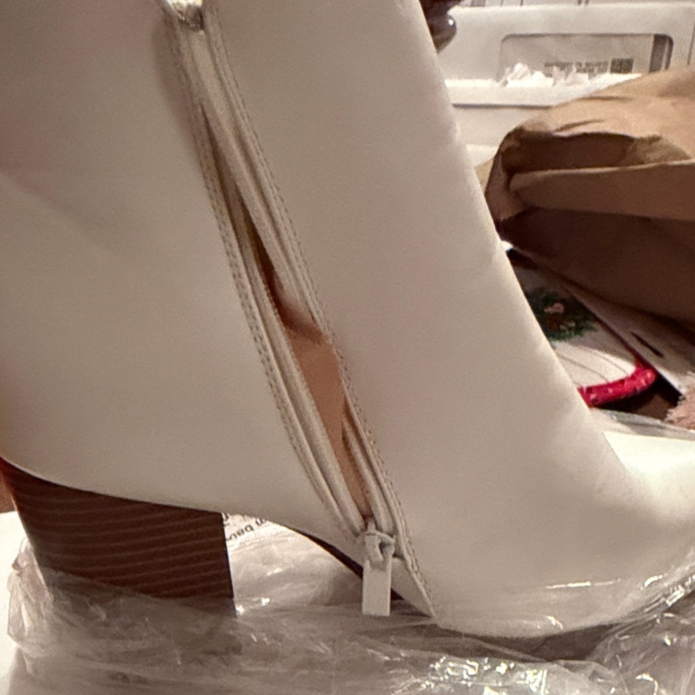 White Ankle Boots